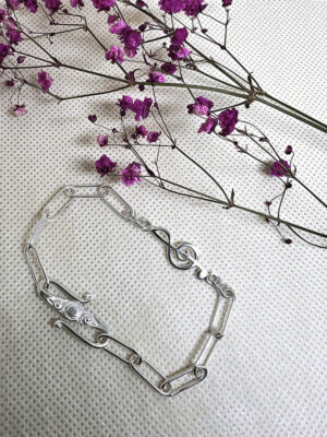 PULSERA CLAVE DE SOL PLATA